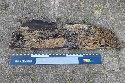 Sample, lose piece of wooden structure (Mönchgut, 88).