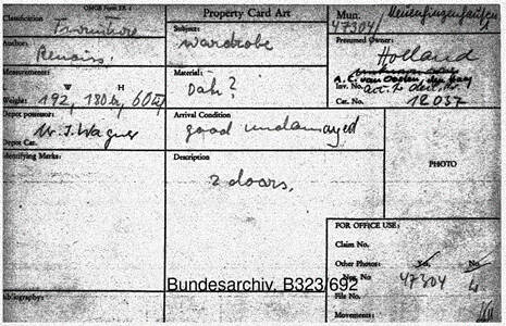 Copy of Munich index card