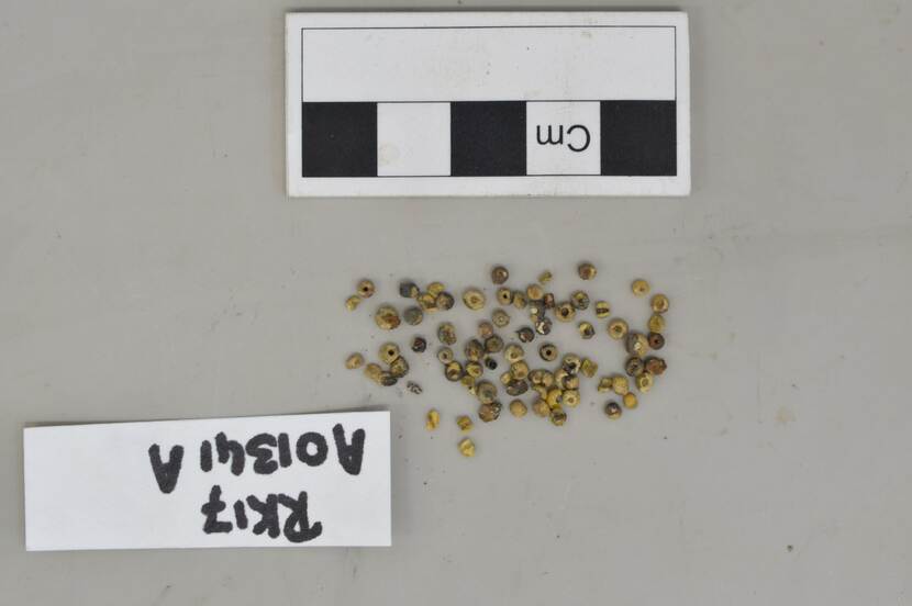 Glass beads found on VOC-ship Rooswijk