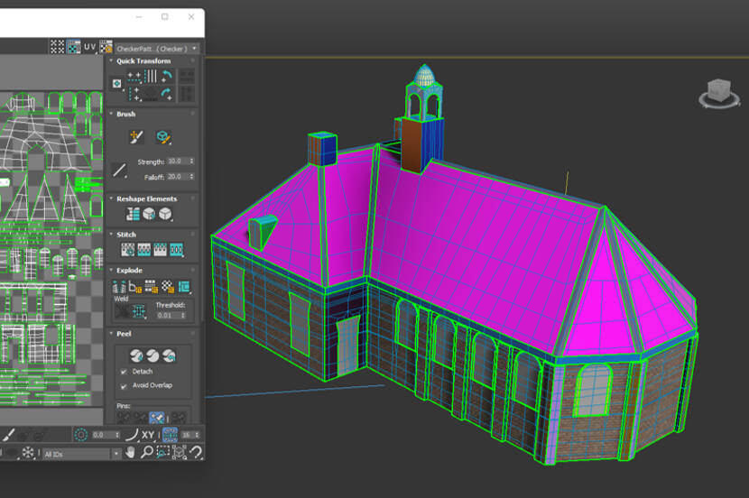 Screenshot of XR-Project Schokland: World Heritage Site in Mixed Reality