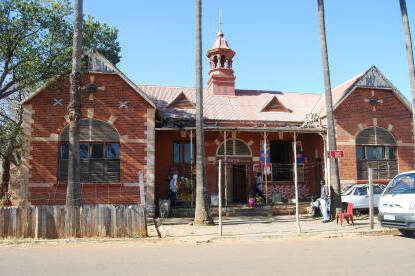 Foto van voorzijde voormalig administratiekantoor in Westfort, Pretoria